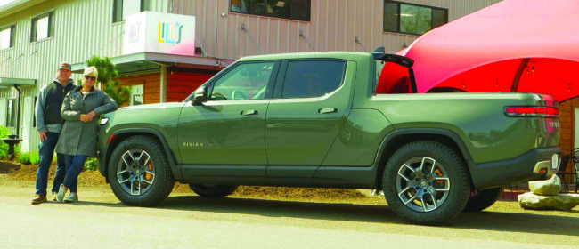 The first electric truck in Port Townsend