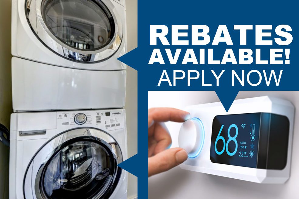 Appliance Rebates Available!