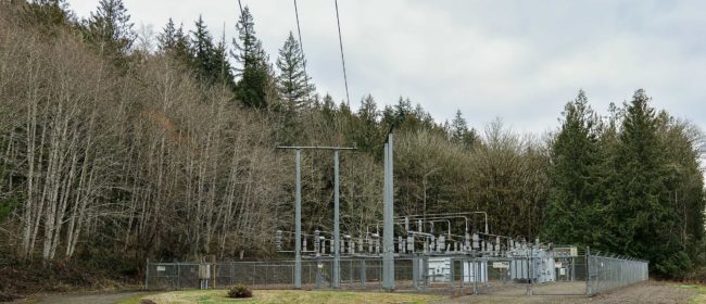 Full shot of a port ludlow substation