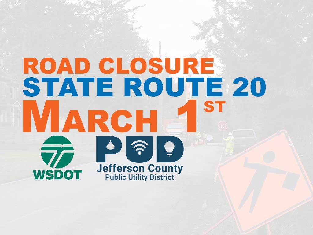 SR20 Intermittent ROAD CLOSURES: Wednesday, March 1st