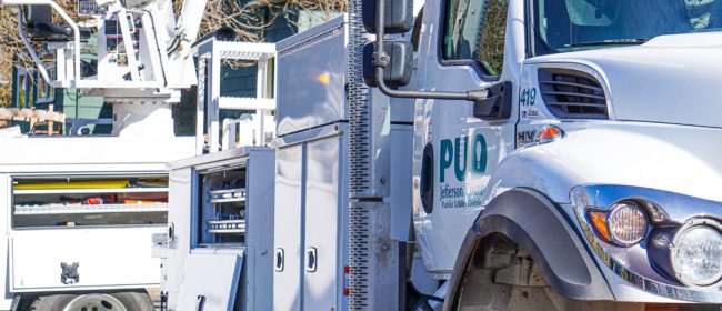 Jefferson county PUD Line trucks