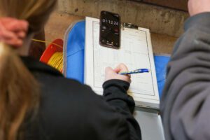 Stice documents initial water levels every :30.