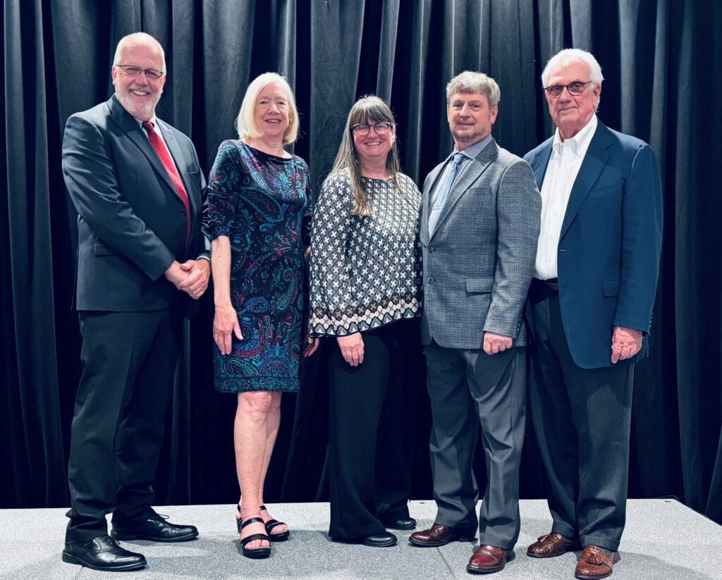 WPUDA Board stand on stage in line