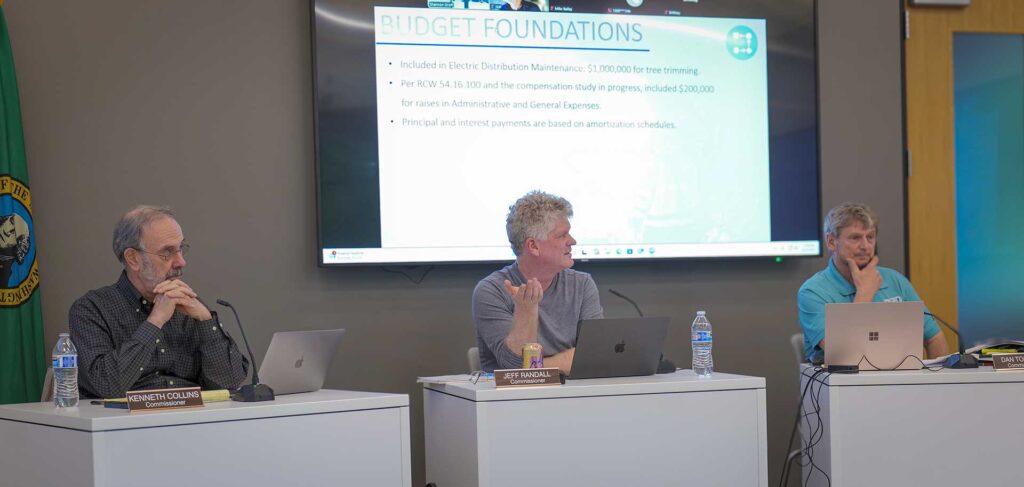 Board of commissioners in the headquarter building meeting room