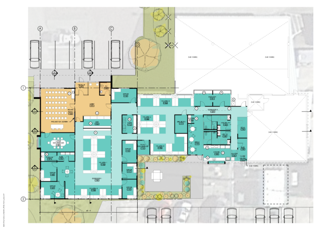 Floor Plan for facility remodel